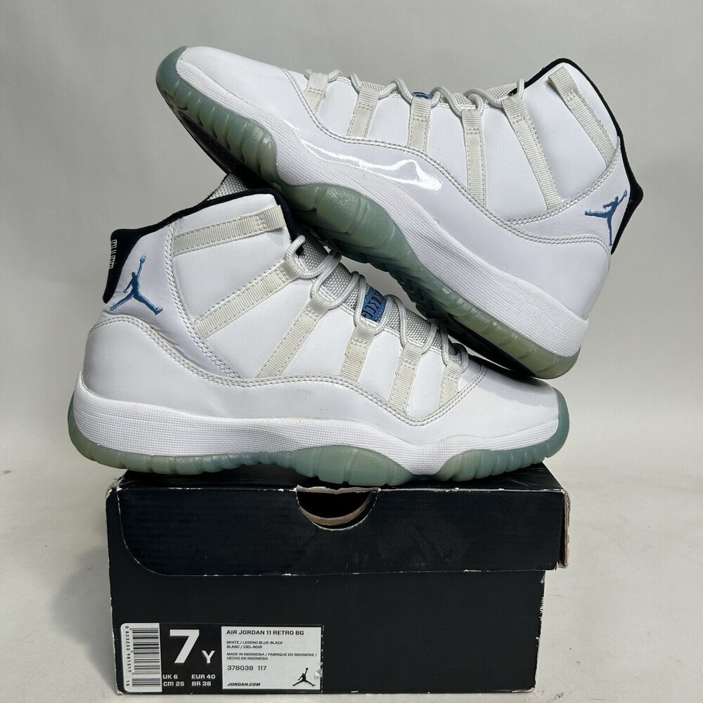 Nike Shoes Air Jordan 11 Retro BG “Legend Blue” 2014